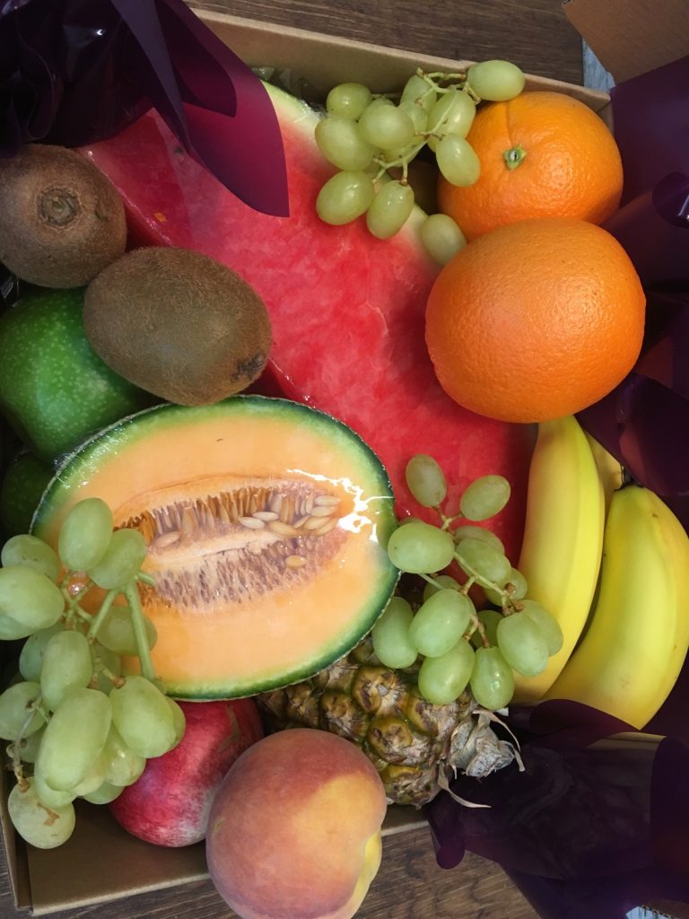 Fruit gift hamper delivered Westridge Florist Toowoomba