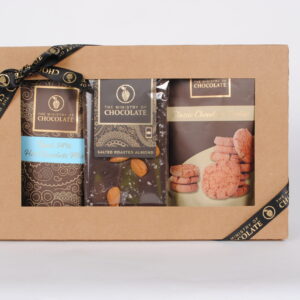 Ministry of Chocolate- Salted Almond, Hot Chocolate & Cookies Gift Box