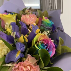 Rainbow Rose Florist Choice Bouquet